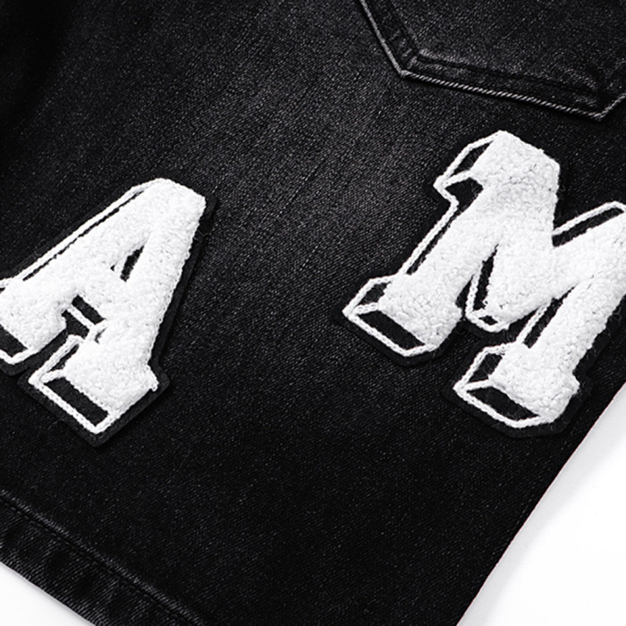 Men Women Denim Shorts Streetwear Bottoms Half Pants Jeans Shorts Unisex