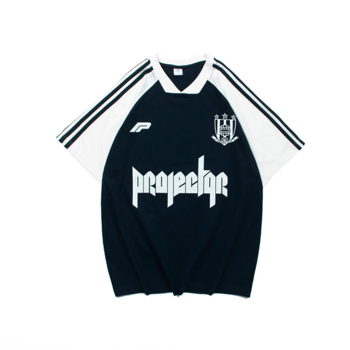 Men Crew neck Football Jersey Short Sleeve T-Shirts Cotton Shirts Tee Tops Shirt Women