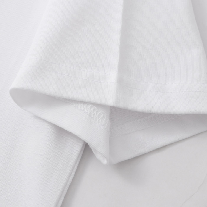 Summer Men Women T-shirt Short Sleeve T-shirt Pullover Tops Sweatshirt Unisex Tee Casual T-shirt