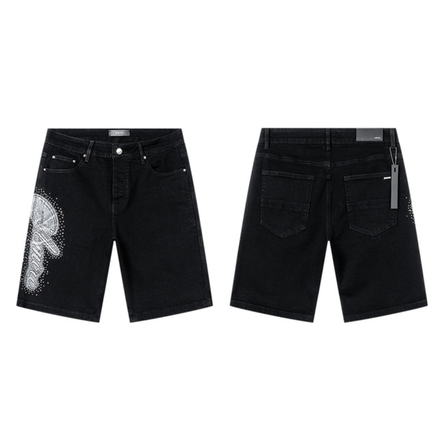 Men Women Denim Shorts Streetwear Bottoms Half Pants Jeans Shorts Unisex