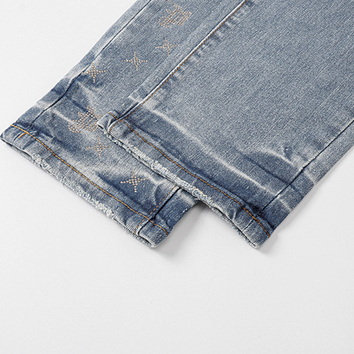 Men Classic Jeans Trousers Suit Pant Bottoms Joggers Clothes Women
