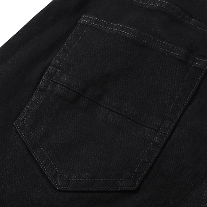 Men Women Denim Shorts Streetwear Bottoms Half Pants Jeans Shorts Unisex