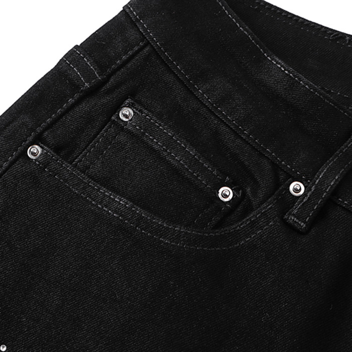 Men Women Denim Shorts Streetwear Bottoms Half Pants Jeans Shorts Unisex