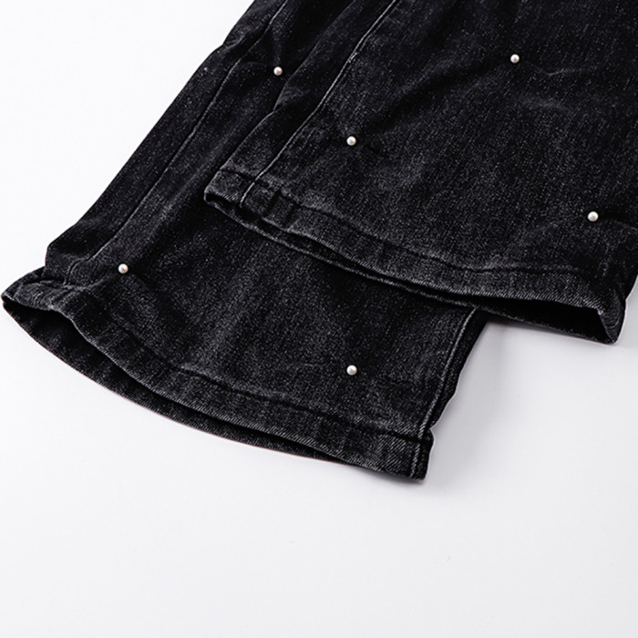 Men Classic Jeans Trousers Suit Pant Bottoms Joggers Clothes Women