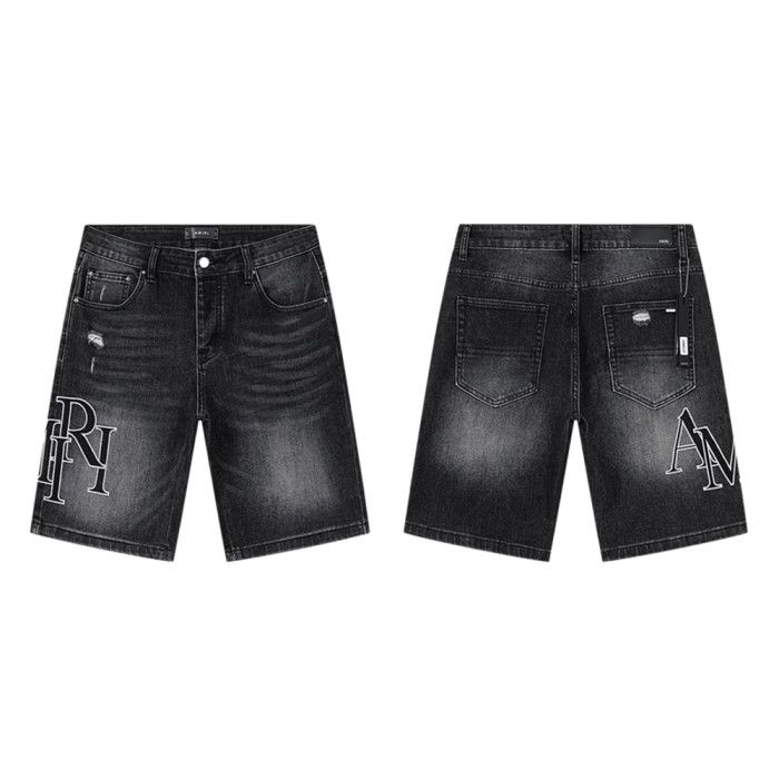 Men Women Denim Shorts Streetwear Bottoms Half Pants Jeans Shorts Unisex