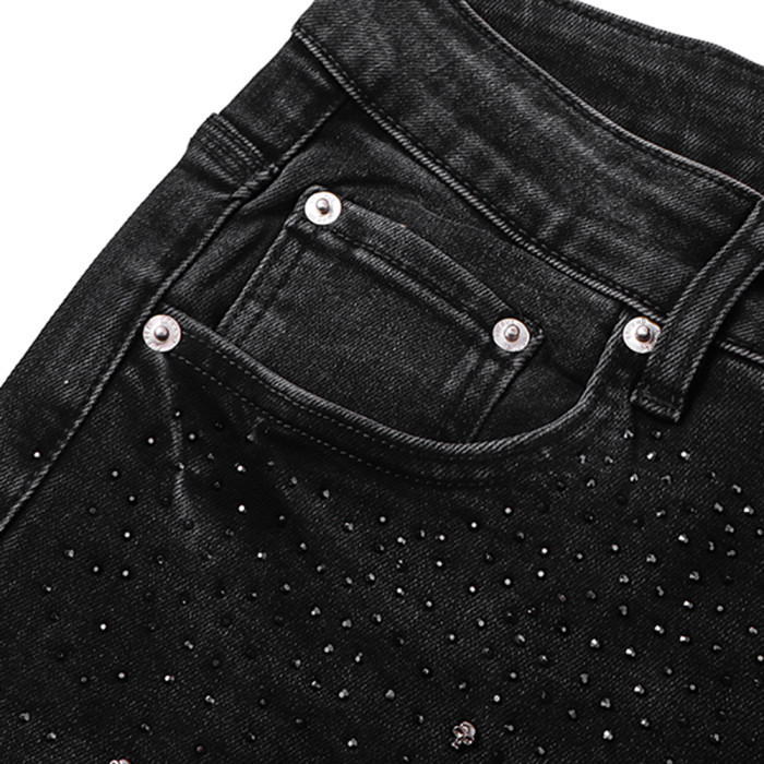 Men Women Denim Shorts Streetwear Bottoms Half Pants Jeans Shorts Unisex