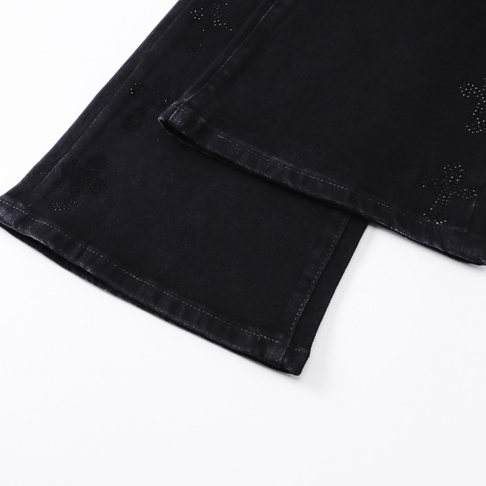 Men Classic Jeans Trousers Suit Pant Bottoms Joggers Clothes Women