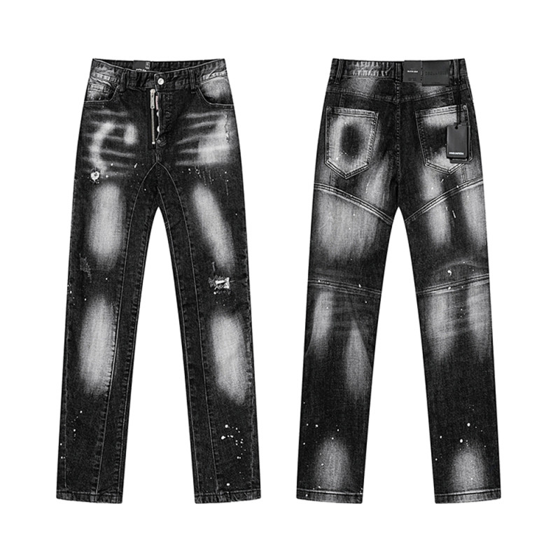 Men Classic Jeans Trousers Suit Pant Bottoms Joggers Clothes Women