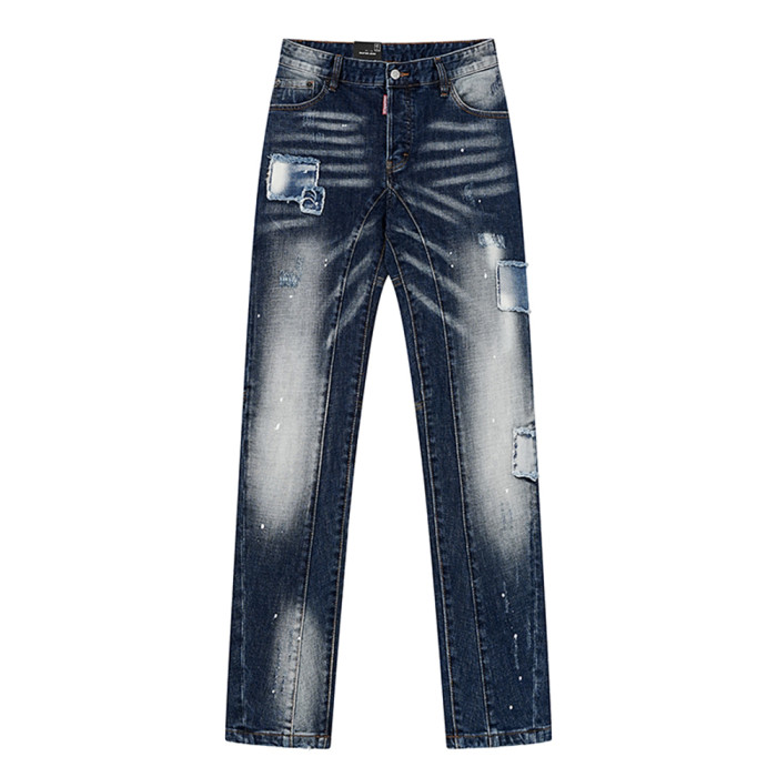 Men Classic Jeans Trousers Suit Pant Bottoms Joggers Clothes Women