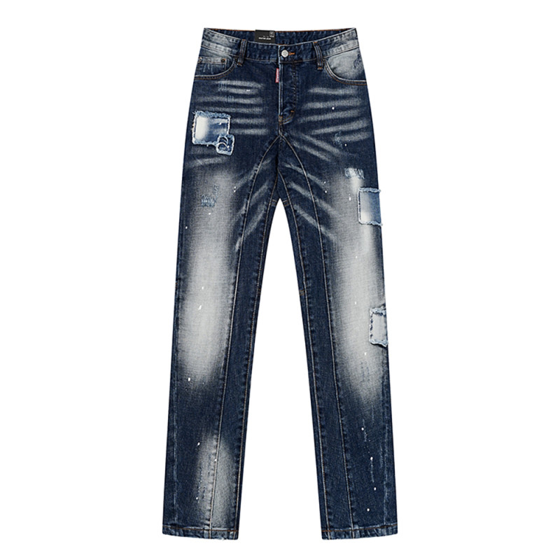 Men Classic Jeans Trousers Suit Pant Bottoms Joggers Clothes Women
