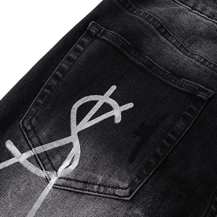 Men Classic Jeans Trousers Suit Pant Bottoms Joggers Clothes Women