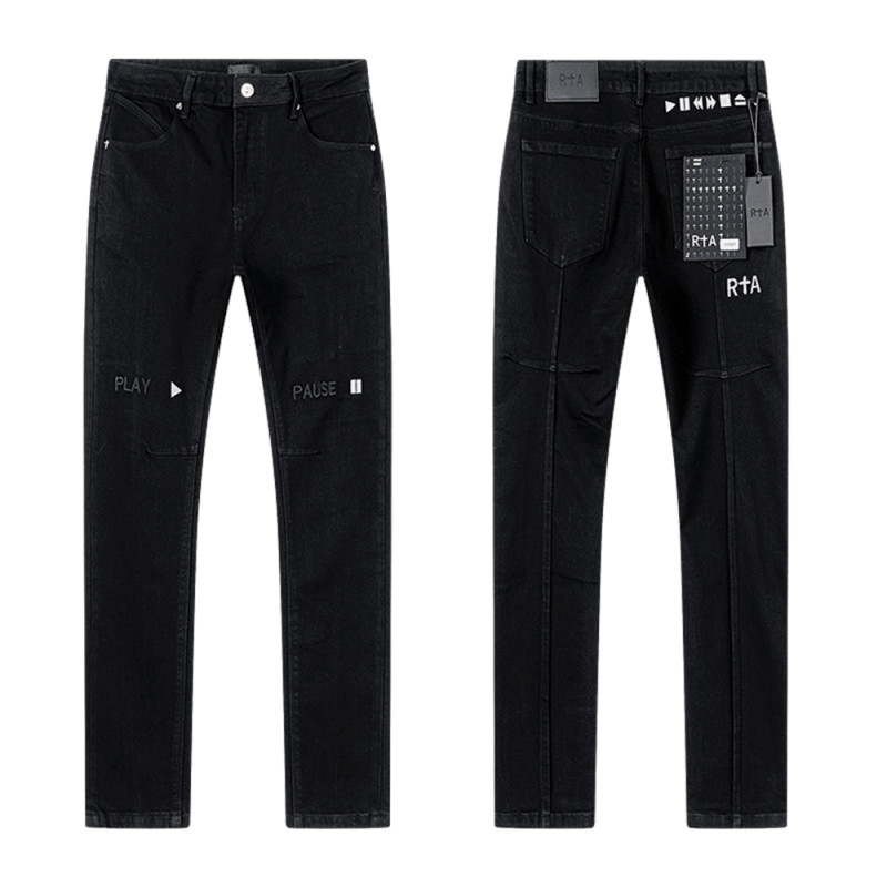 Men Classic Jeans Trousers Suit Pant Bottoms Joggers Clothes Women