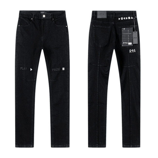 Men Classic Jeans Trousers Suit Pant Bottoms Joggers Clothes Women