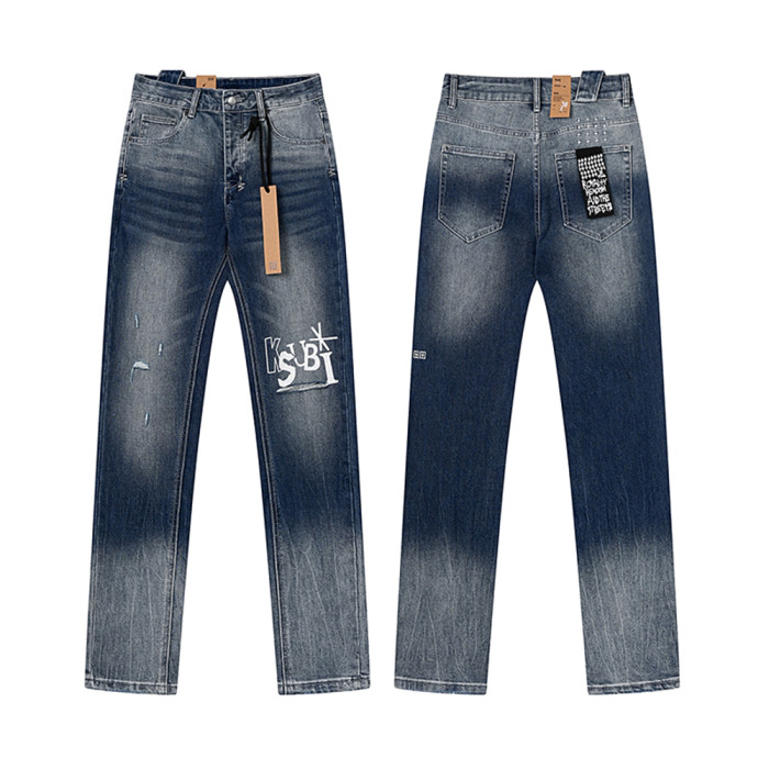 Men Classic Jeans Trousers Suit Pant Bottoms Joggers Clothes Women