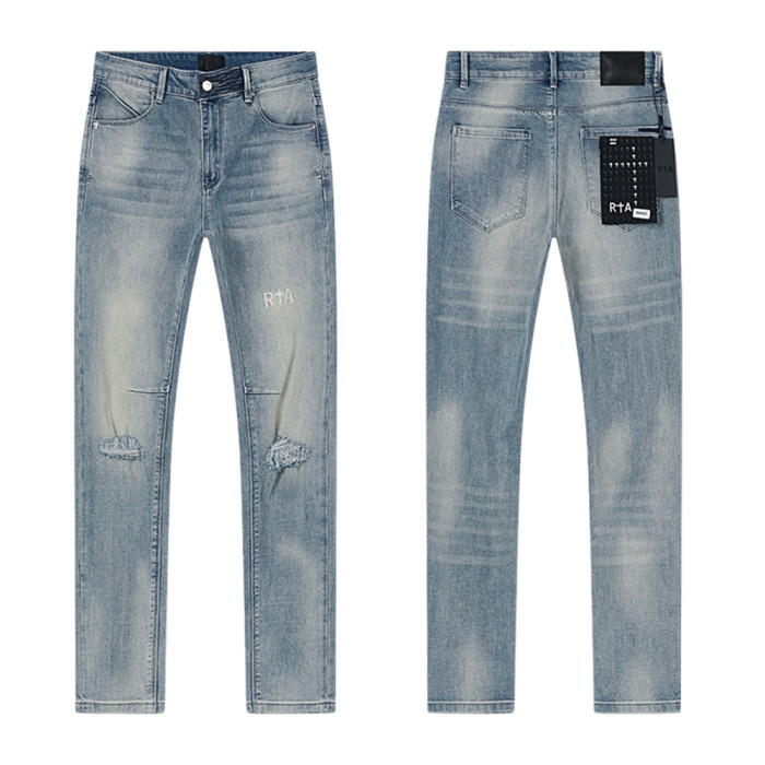 Men Classic Jeans Trousers Suit Pant Bottoms Joggers Clothes Women