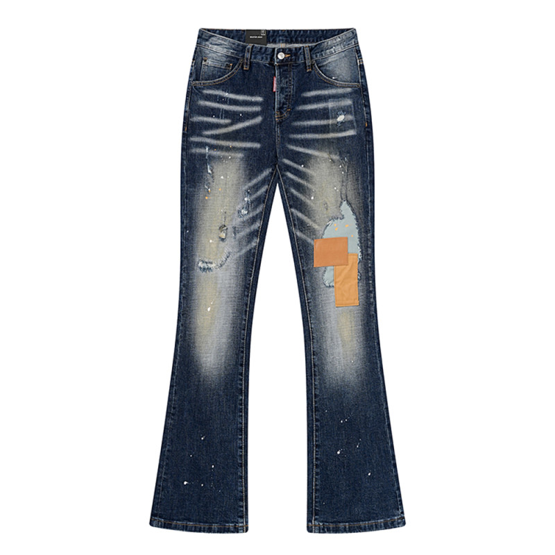 Men Classic Jeans Trousers Suit Pant Bottoms Joggers Clothes Women