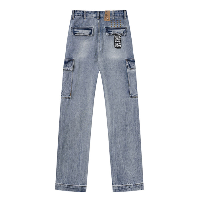 Men Classic Jeans Trousers Suit Pant Bottoms Joggers Clothes Women