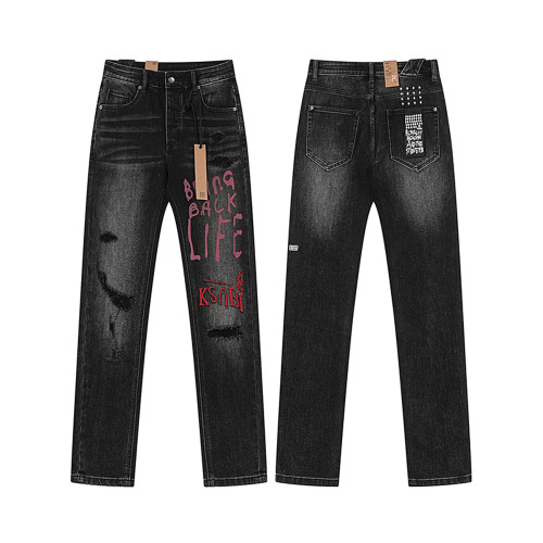 Men Classic Jeans Trousers Suit Pant Bottoms Joggers Clothes Women
