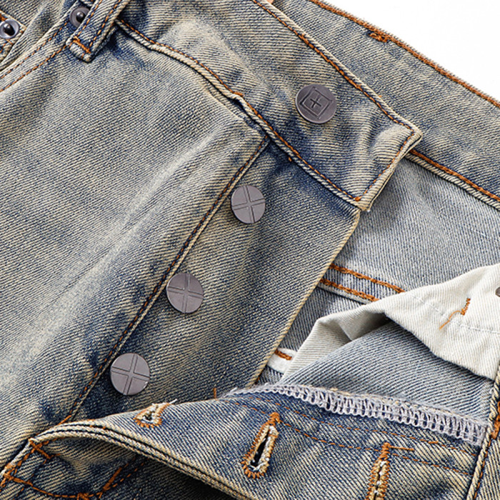 Men Classic Jeans Trousers Suit Pant Bottoms Joggers Clothes Women