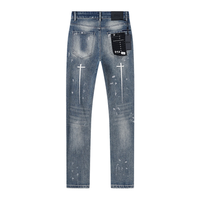 Men Classic Jeans Trousers Suit Pant Bottoms Joggers Clothes Women