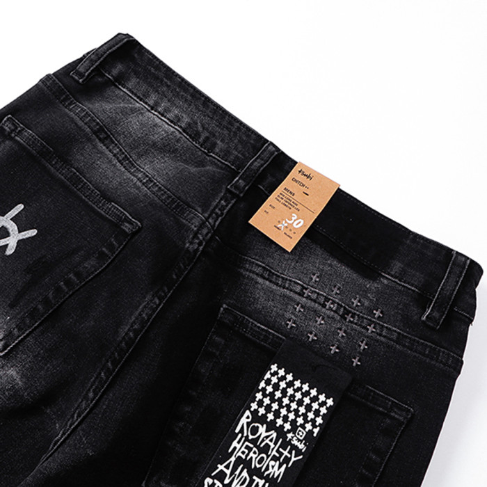 Men Classic Jeans Trousers Suit Pant Bottoms Joggers Clothes Women