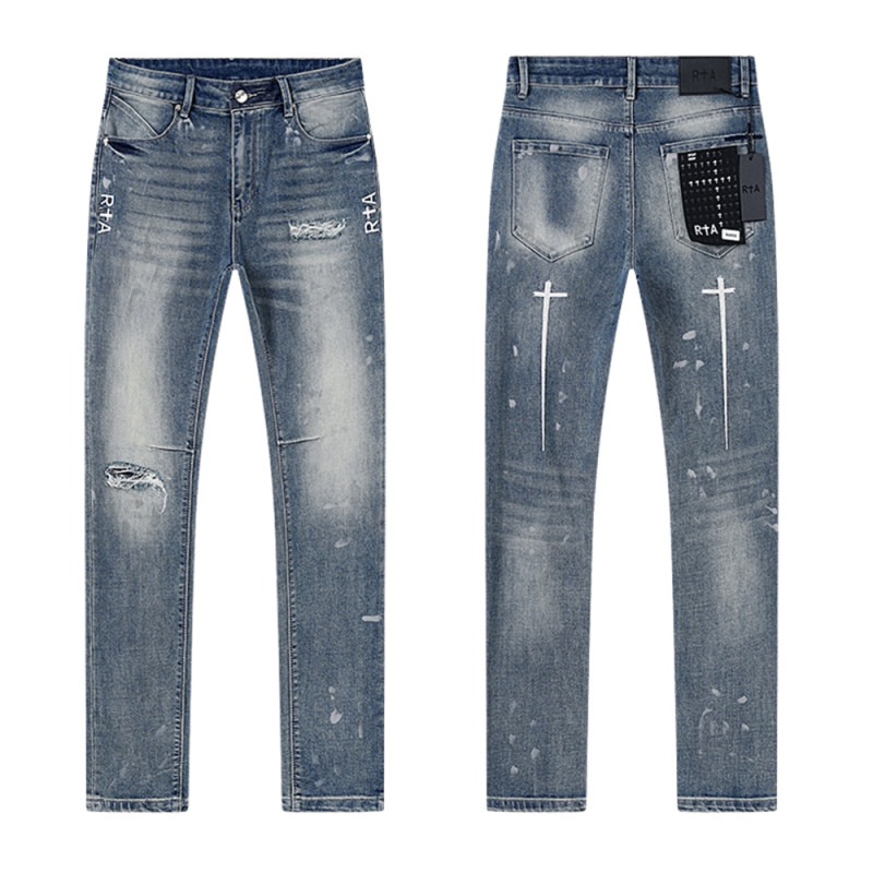 Men Classic Jeans Trousers Suit Pant Bottoms Joggers Clothes Women