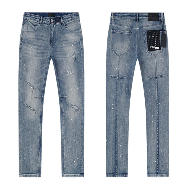 Men Classic Jeans Trousers Suit Pant Bottoms Joggers Clothes Women