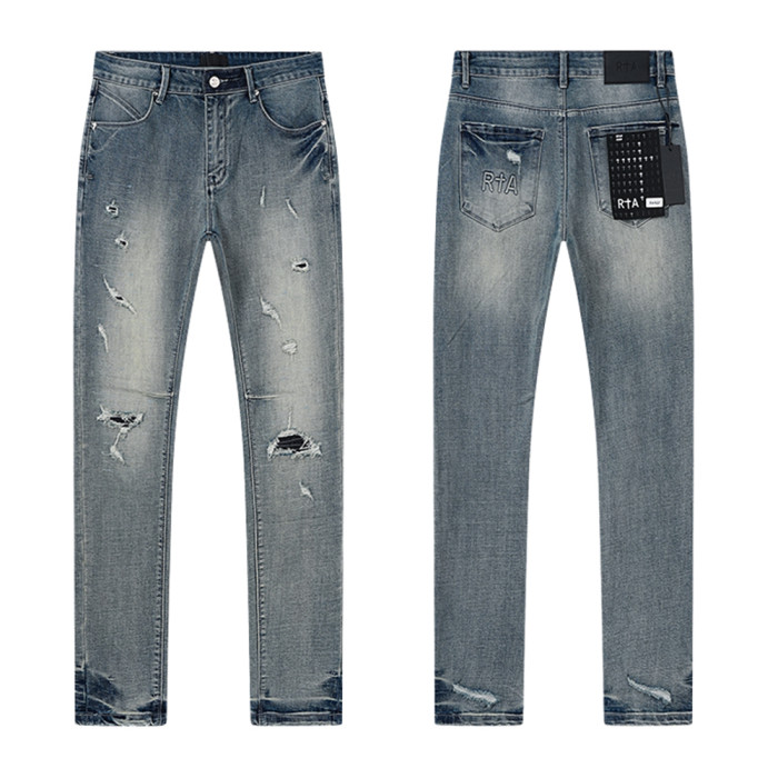 Men Classic Jeans Trousers Suit Pant Bottoms Joggers Clothes Women