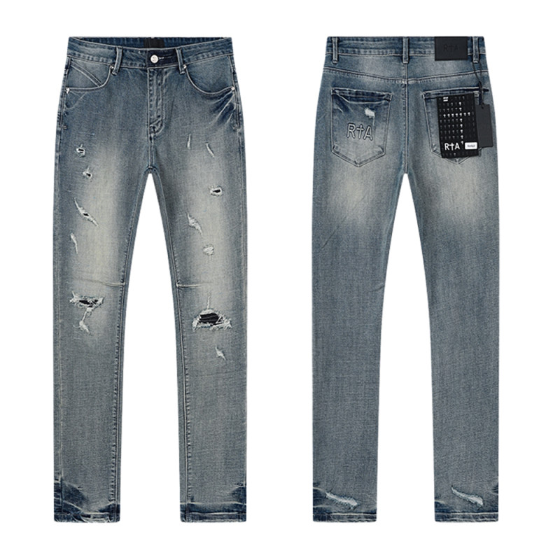 Men Classic Jeans Trousers Suit Pant Bottoms Joggers Clothes Women