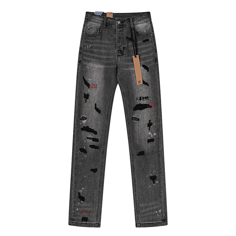 Men Classic Jeans Trousers Suit Pant Bottoms Joggers Clothes Women