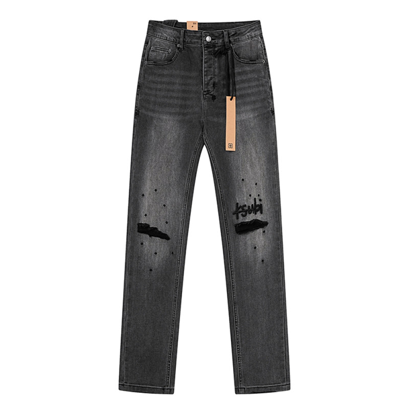 Men Classic Jeans Trousers Suit Pant Bottoms Joggers Clothes Women
