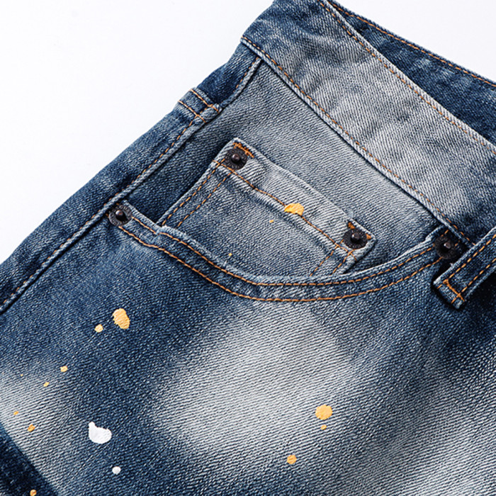 Men Women Denim Shorts Streetwear Bottoms Half Pants Jean Shorts Unisex
