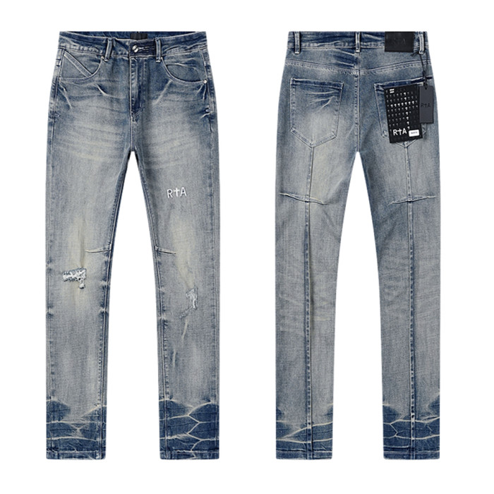 Men Classic Jeans Trousers Suit Pant Bottoms Joggers Clothes Women