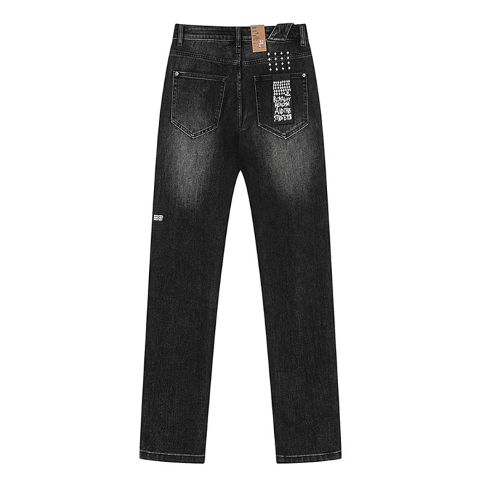 Men Classic Jeans Trousers Suit Pant Bottoms Joggers Clothes Women