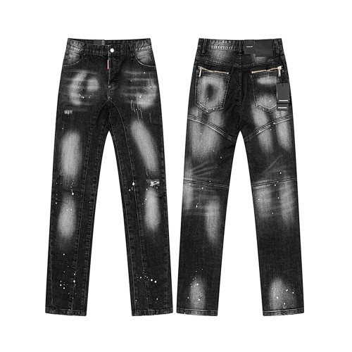 Men Classic Jeans Trousers Suit Pant Bottoms Joggers Clothes Women