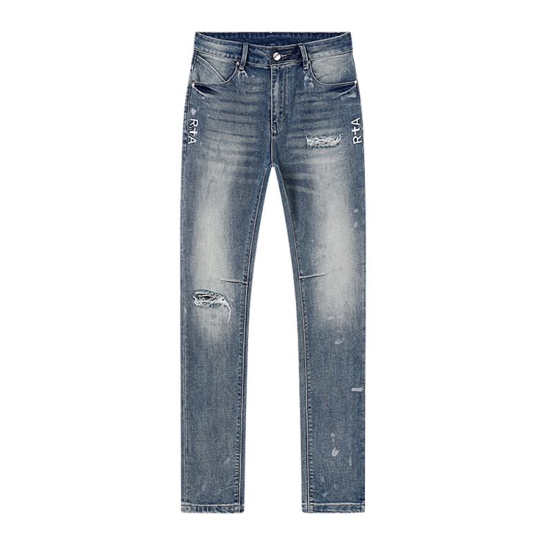 Men Classic Jeans Trousers Suit Pant Bottoms Joggers Clothes Women