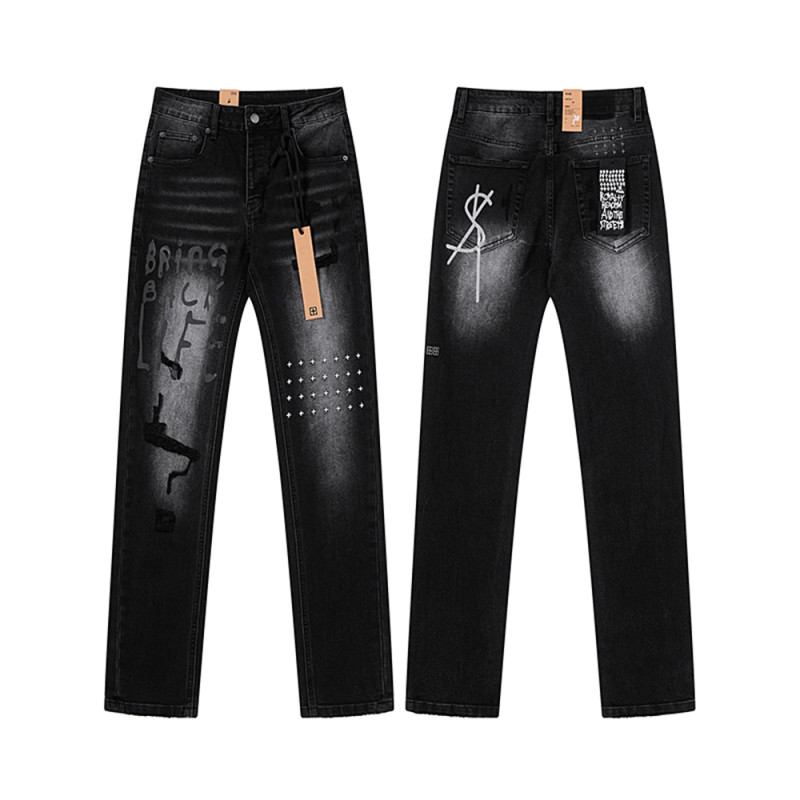 Men Classic Jeans Trousers Suit Pant Bottoms Joggers Clothes Women