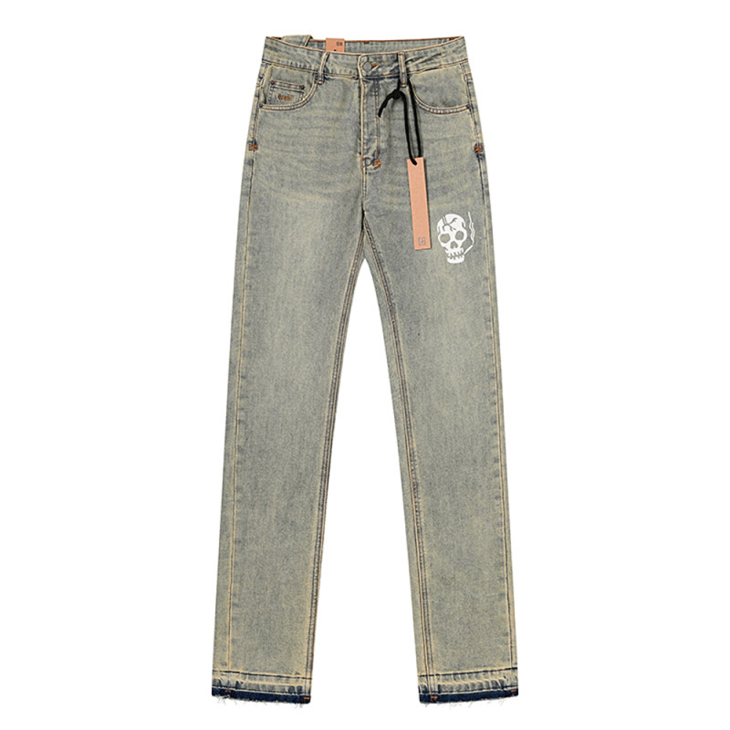 Men Classic Jeans Trousers Suit Pant Bottoms Joggers Clothes Women