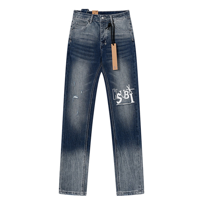 Men Classic Jeans Trousers Suit Pant Bottoms Joggers Clothes Women