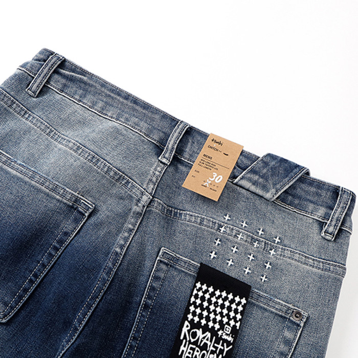 Men Classic Jeans Trousers Suit Pant Bottoms Joggers Clothes Women