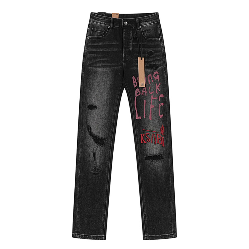 Men Classic Jeans Trousers Suit Pant Bottoms Joggers Clothes Women