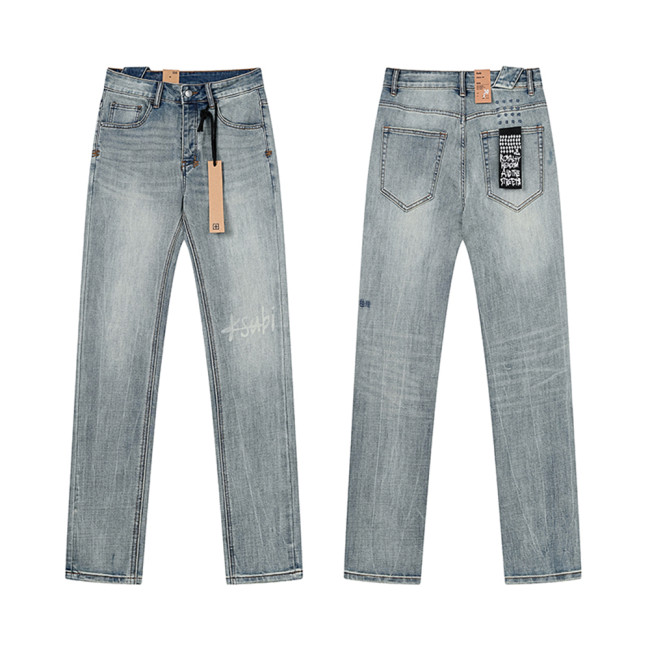 Men Classic Jeans Trousers Suit Pant Bottoms Joggers Clothes Women
