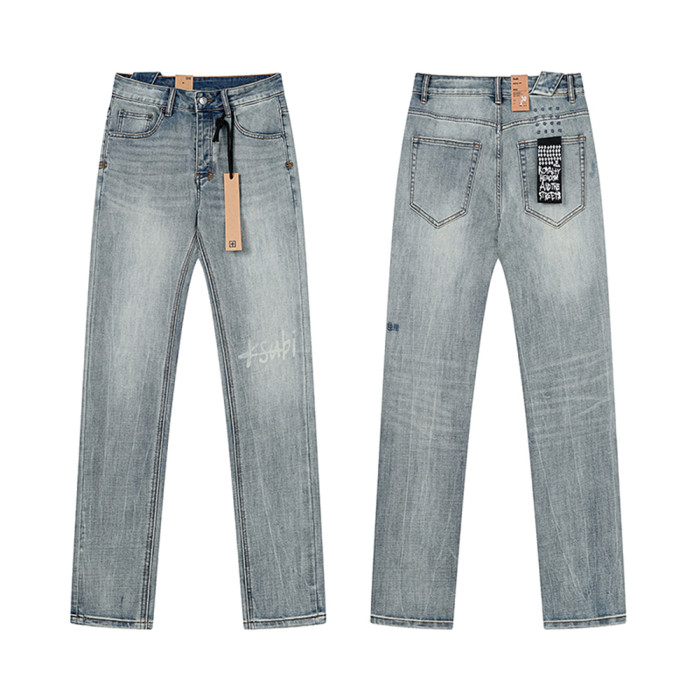 Men Classic Jeans Trousers Suit Pant Bottoms Joggers Clothes Women