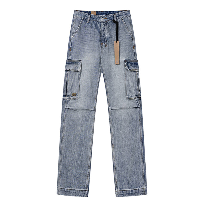 Men Classic Jeans Trousers Suit Pant Bottoms Joggers Clothes Women