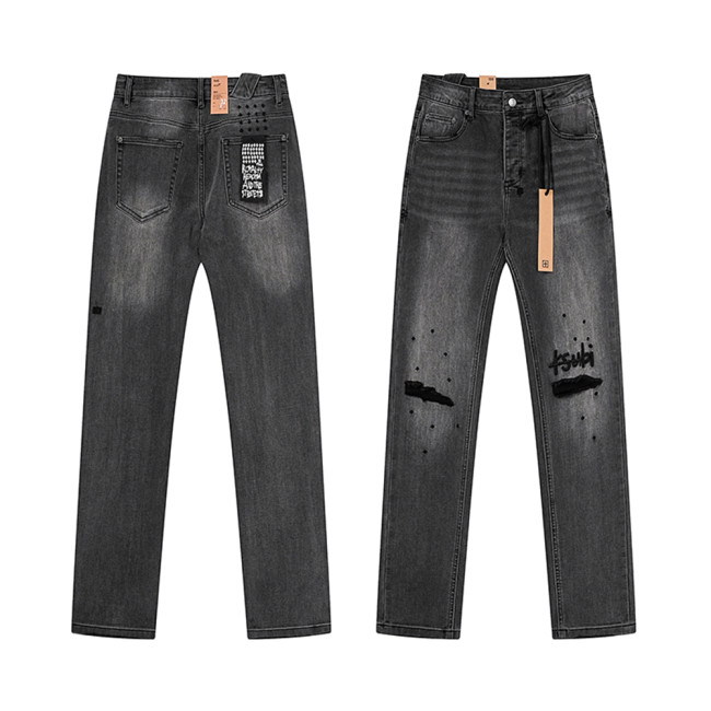 Men Classic Jeans Trousers Suit Pant Bottoms Joggers Clothes Women