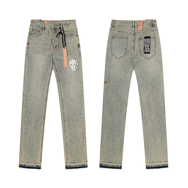 Men Classic Jeans Trousers Suit Pant Bottoms Joggers Clothes Women