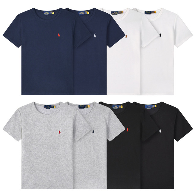 Men Women Knit T-shirt Short Sleeve T-shirt Pullover Tops Sweatshirt Unisex Tee Casual T-shirt