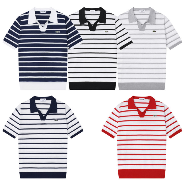 Men Women Knit T-shirt Short Sleeve T-shirt Pullover Tops Sweatshirt Unisex Tee Casual T-shirt