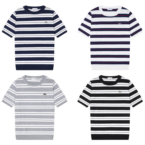 Men Women Knit T-shirt Short Sleeve T-shirt Pullover Tops Sweatshirt Unisex Tee Casual T-shirt
