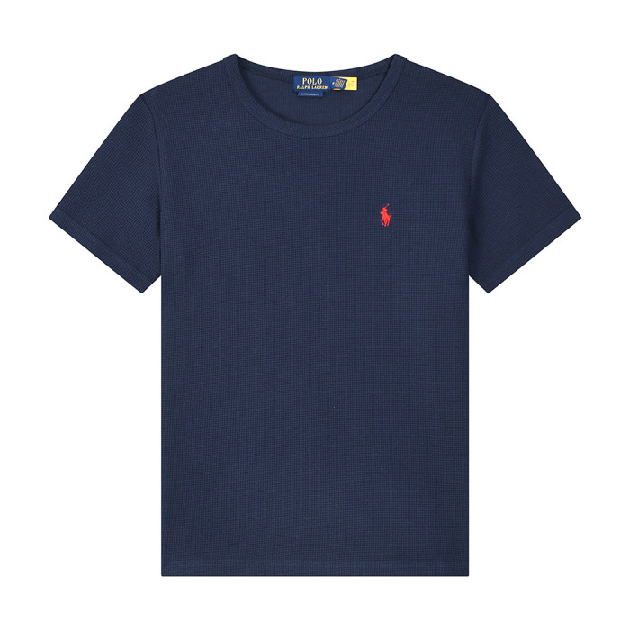 Men Women Knit T-shirt Short Sleeve T-shirt Pullover Tops Sweatshirt Unisex Tee Casual T-shirt